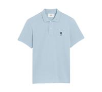 Ami Paris - Bleu Clair T-shirts en Soie & Nylon - Homme - Tops - Bleu - Taille: S