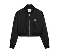 Ami Paris - Bomber Casual en Nylon Noir - Femme - Vestes - Noir - Taille: 42 FR