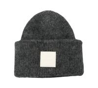 Ami Paris - Bonnet à Logo - unisex - Accessoires - Gris - Taille: ONE Size