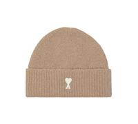 Ami Paris Bonnet Cagoule Ami de Coeur Beige Taille ONE SIZE