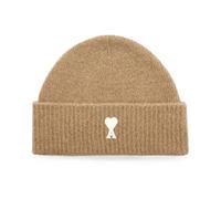 Ami Paris - Bonnet De Coeur - Homme - Accessoires - Beige - Taille: ONE Size