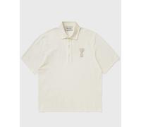 Ami Paris Polo Homme Boxy Fit à écusson logo Beige Taille XL