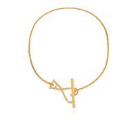 Ami Paris - Bracelet avec pendentif en forme de logo - unisex - Accessoires - Jaune - Taille: M