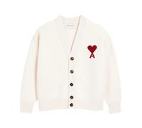 Ami Paris - Cardigan Ami De Coeur - Homme - Pulls - Blanc - Taille: XS