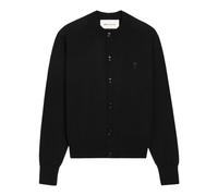 Ami Paris - Cardigan ras du cou - Femme - Pulls - Noir - Taille: 38 FR