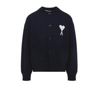 Ami Paris - De Coeur Cardigan - Homme - Pulls - Bleu - Taille: L