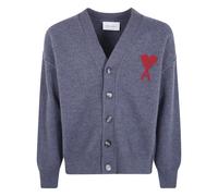 Ami Paris - Cardigans - Homme - Pulls - Bleu - Taille: S