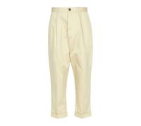 Ami Paris - Carrot Oversized Pantalons - Femme - Pantalons - Beige - Taille: 36 FR