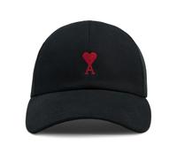 Ami Paris - Casquette Ami de Coeur - Homme - Accessoires - Noir - Taille: ONE Size