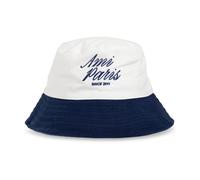 Ami Paris - Casquette Bicolore en Coton Bleu et Blanc - unisex - Accessoires - Blanc - Taille: 60 CM