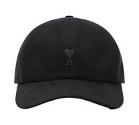 Ami Paris - Casquette Broderie De Coeur - unisex - Accessoires - Noir - Taille: ONE Size