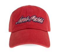 Ami Paris - Casquette en coton avec inscription brodée - unisex - Accessoires - Rouge - Taille: ONE Size