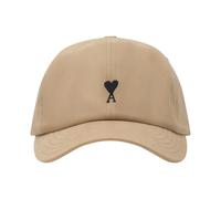 Ami Paris - Casquette Quota avec broderie logo - Homme - Accessoires - Beige - Taille: ONE Size