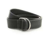 Ami Paris - Ceinture Souple en Cuir avec Double Boucle 35 mm - unisex - Accessoires - Noir - Taille: M