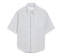 Ami Paris - CH Large MC Embossed ADC Wide Shirt - Homme - Chemises - Blanc - Taille: XS