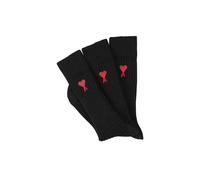 AMI PARIS Chaussettes, lot de 3, noir noir | 43-46