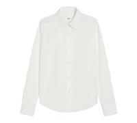 Ami Paris - Chemise Blanche à Boutons - Manches Longues - Femme - Blouses et Chemises - Blanc - Taille: 42 FR