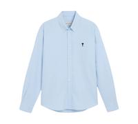 Ami Paris - Chemise Boutonnée De Coeur - Homme - Chemises - Bleu - Taille: S