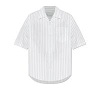 Ami Paris - Chemise Boxy à Manches Courtes - Homme - Chemises - Blanc - Taille: M