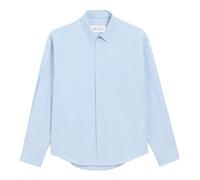 Ami Paris - Chemise Boxy ADC Gaufrée - Homme - Chemises - Bleu - Taille: M