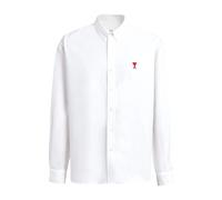 Ami Paris, Homme, Chemises, Beige, Taille: M Chemise Classique à Boutons