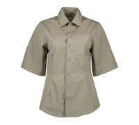 Ami Paris - Chemise en Coton Collection Printemps-Été 2025 - Femme - Blouses et Chemises - Gris - Taille: 38 FR