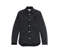 Ami Paris - Chemise en jean - Homme - Chemises - Noir - Taille: L