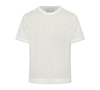 Ami Paris - Classic Fit Crewneck T-Shirt - Femme - Tops - Blanc - Taille: 40 FR