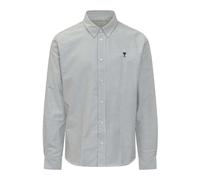 Ami Paris - Contrasted ADC Classic Shirt - Homme - Chemises - Blanc - Taille: M