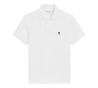 Ami Paris - Contrasted de Coeur Polo - Homme - Tops - Blanc - Taille: XL