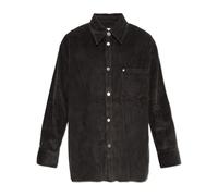 Ami Paris - Corduroy Side Slit Overshirt - Homme - Chemises - Gris - Taille: XS