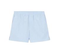 Ami Paris - Cotton Elasticated Shorts - Femme - Shorts - Bleu - Taille: 38 FR