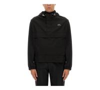 Ami Paris - Coupe-vent à capuche Ami Alexandre Mattiussi - Homme - Vestes - Noir - Taille: M