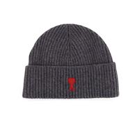 Ami Paris - De Coeur Beanie - Homme - Accessoires - Gris - Taille: ONE Size