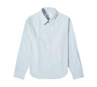 Ami Paris - De Coeur Boxy Fit Striped Shirt - Homme - Chemises - Bleu - Taille: S