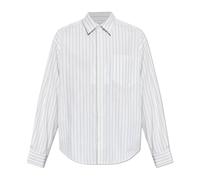 Ami Paris - De Coeur Boxy Shirt - Homme - Chemises - Blanc - Taille: 2XL