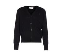 Ami Paris - De Coeur Cardigan - Homme - Pulls - Noir - Taille: L