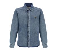 Ami Paris - Chemises Casual Bleues - Homme - Chemises - Bleu - Taille: M