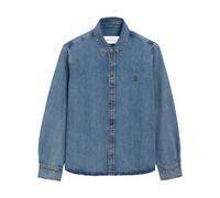 Ami Paris - De Coeur Denim Shirt - Homme - Chemises - Bleu - Taille: M