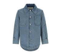 Ami Paris - De Coeur Denim Shirt - Homme - Chemises - Bleu - Taille: S