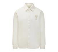 Ami Paris - De Coeur Overshirt - Homme - Vestes - Beige - Taille: M