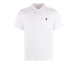 Ami Paris - De Coeur Polo - Femme - Tops - Blanc - Taille: 38 FR