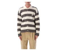 Ami Paris - De Coeur Striped Cotton Cardigan - Homme - Pulls - Multicolore - Taille: M