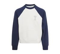 Ami Paris - De Coeur Two-Tone SweaT-shirt - Homme - Sweatshirts et sweats à capuche - Multicolore - Taille: M