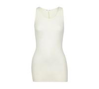 Ami Paris - Débardeur Blanc avec Tonal Stitching - Femme - Tops - Blanc - Taille: 36 FR