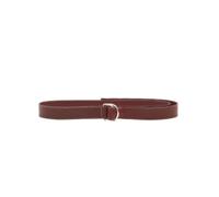 Ami Paris - Double Buckle Belt - Femme - Accessoires - Brun - Taille: S