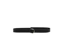 Ami Paris - Double Buckle Belt - Femme - Accessoires - Noir - Taille: S