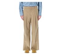 Ami Paris - Double Pinces Pant - Homme - Pantalons - Beige - Taille: 3XS