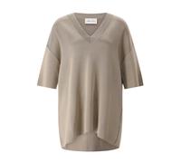 Ami Paris, Femme, Pulls, Brun, Taille: 40 FR Pull V-Neck