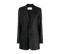 Ami Paris, Femme, Vestes, Noir, Taille: 38 FR Blazer Casual en Laine Noire